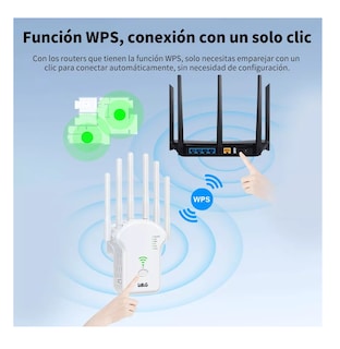 Foto 5 | Repetidor Wifi Ourlife U136 Amplificador De Señal 110-240v Blanco