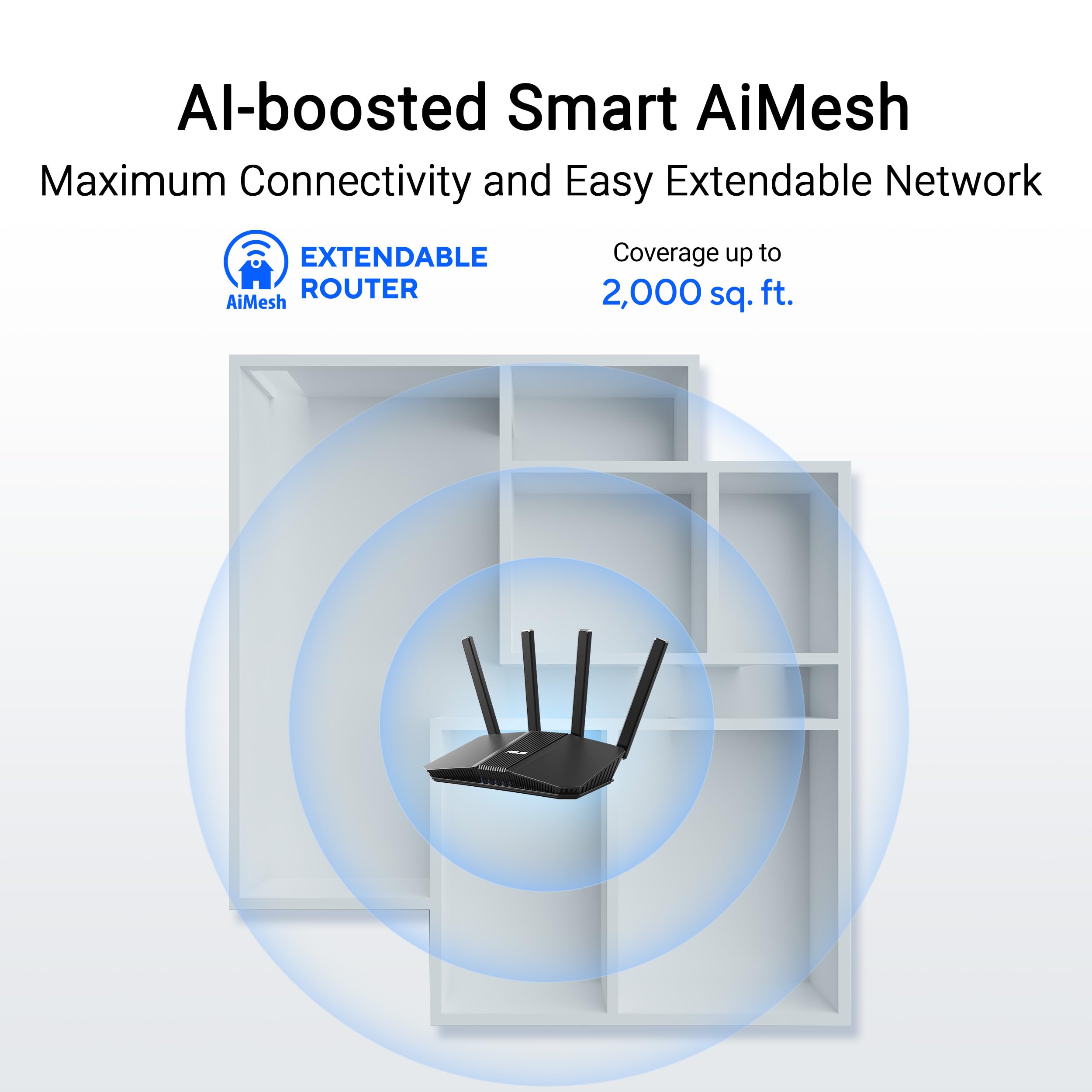 Foto 4 pulgar | Router Wifi 7 Asus Rt-be58u Be3600 Aimesh Con Puerto 2.5g De 3600 Mbps - Venta Internacional.