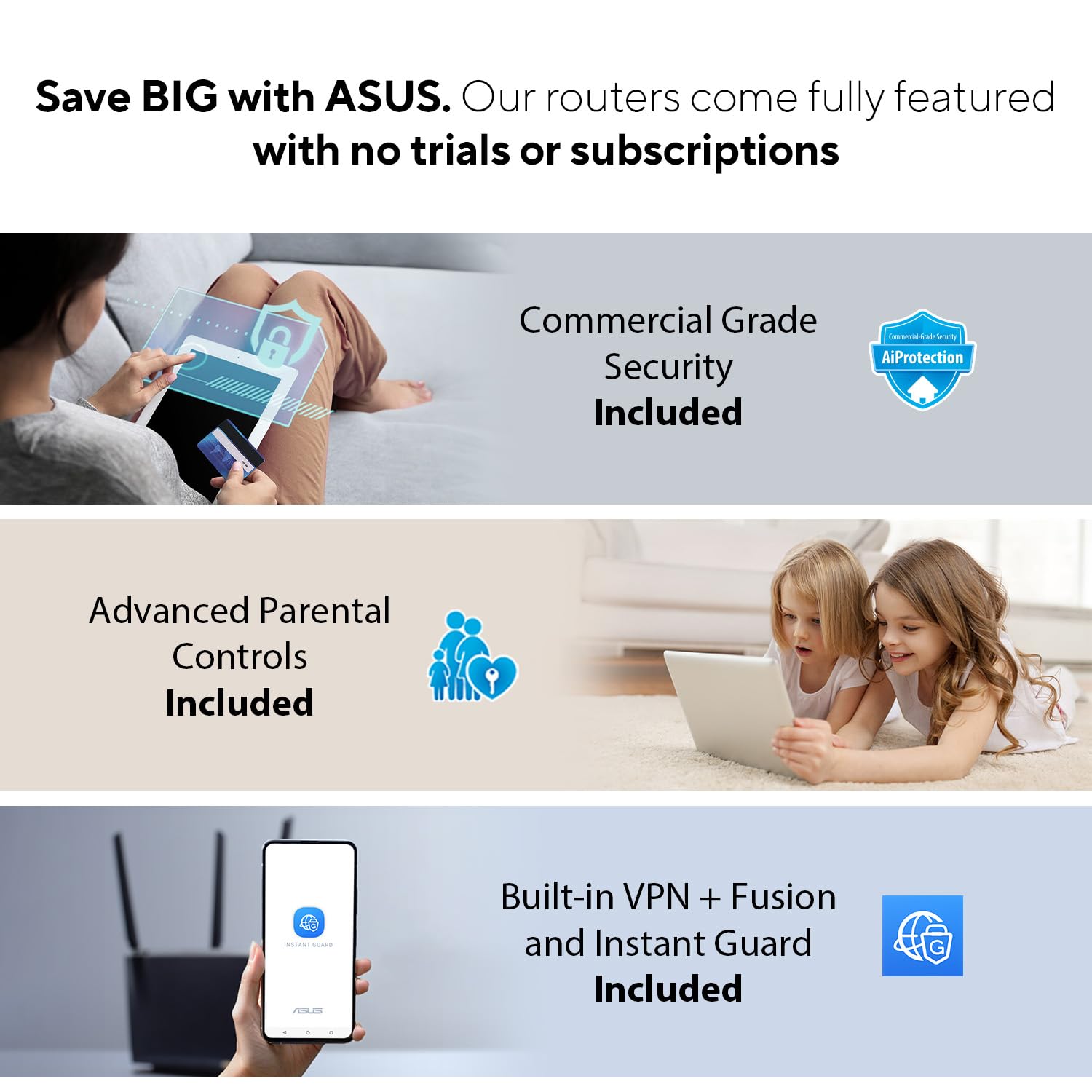 Foto 5 pulgar | Sistema Wifi Asus Zenwifi Xt9 Ax7800 Tribanda Wifi 6 Mesh - Venta Internacional.