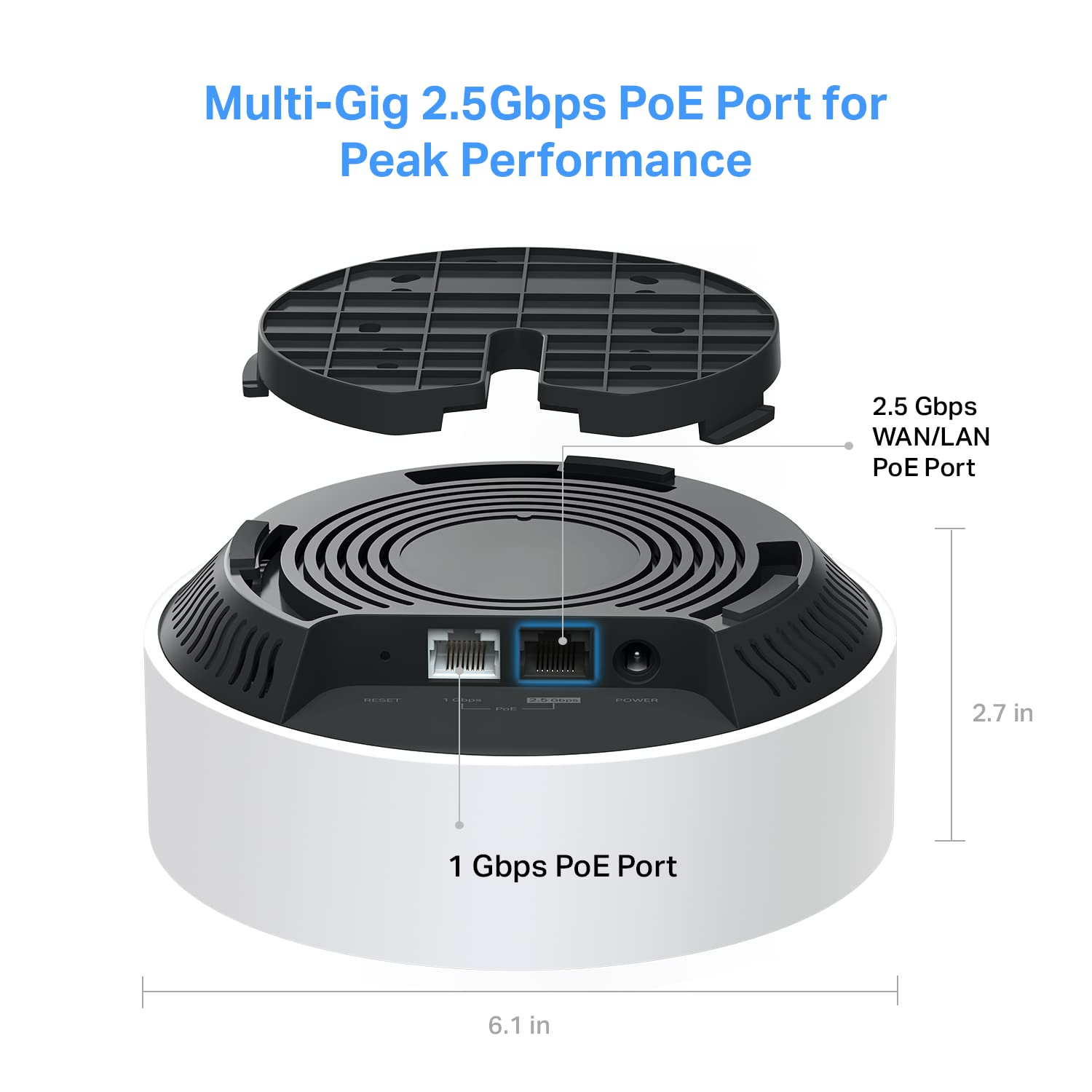 Foto 3 | Mesh Wifi Tp-link Deco Ax3000 Poe Deco X50-poe, Paquete De 1 - Venta Internacional.