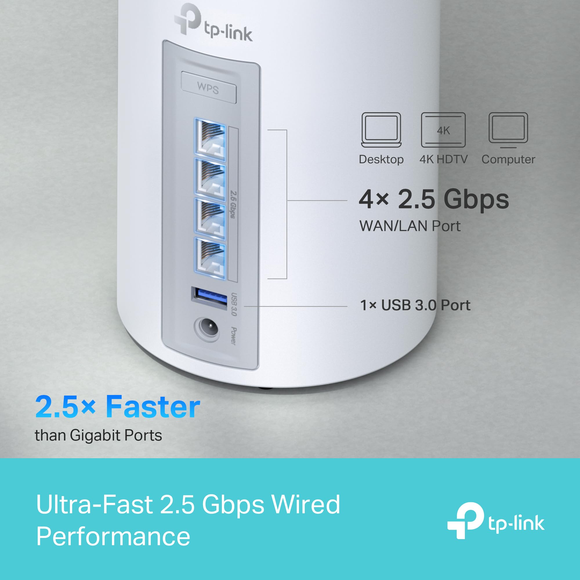Foto 7 pulgar | Sistema Wifi Mesh Tp-link Tribanda Wifi 7 Be10000 Deco Be63 - Venta Internacional.