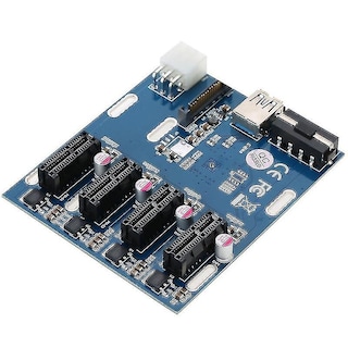 Foto 1 | Juego De Accesorios De Computadora Huoguo Pci-e A Pci-e Converter 1x A - Venta Internacional.