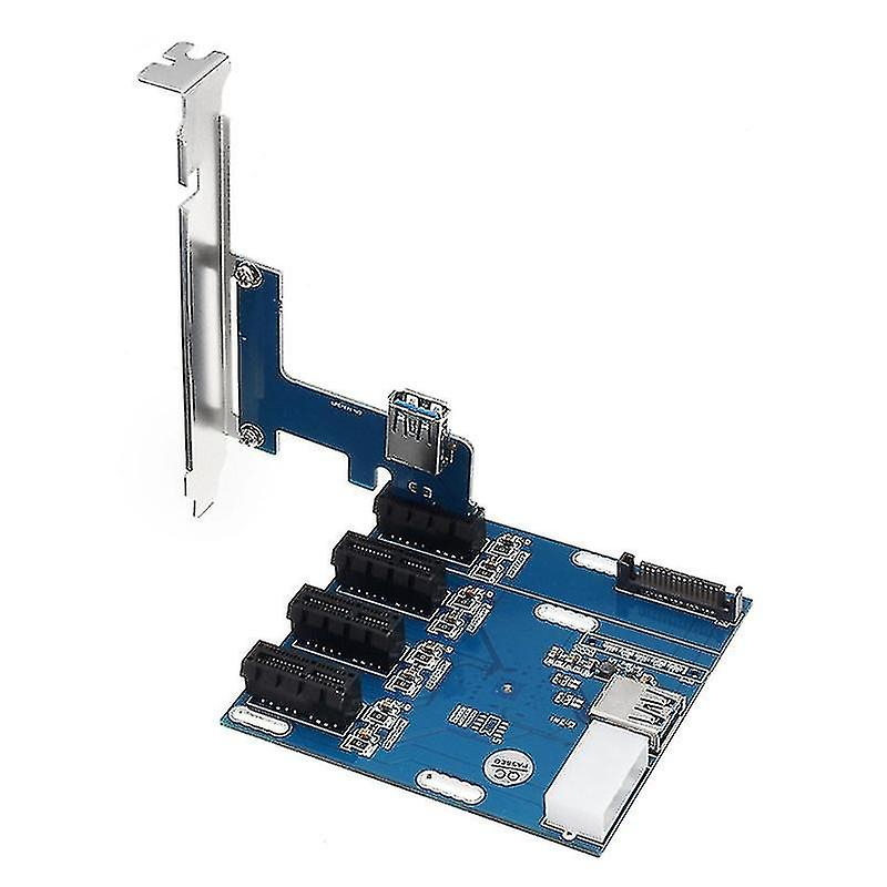 Foto 3 | Juego De Accesorios De Computadora Huoguo Pci-e A Pci-e Converter 1x A - Venta Internacional.