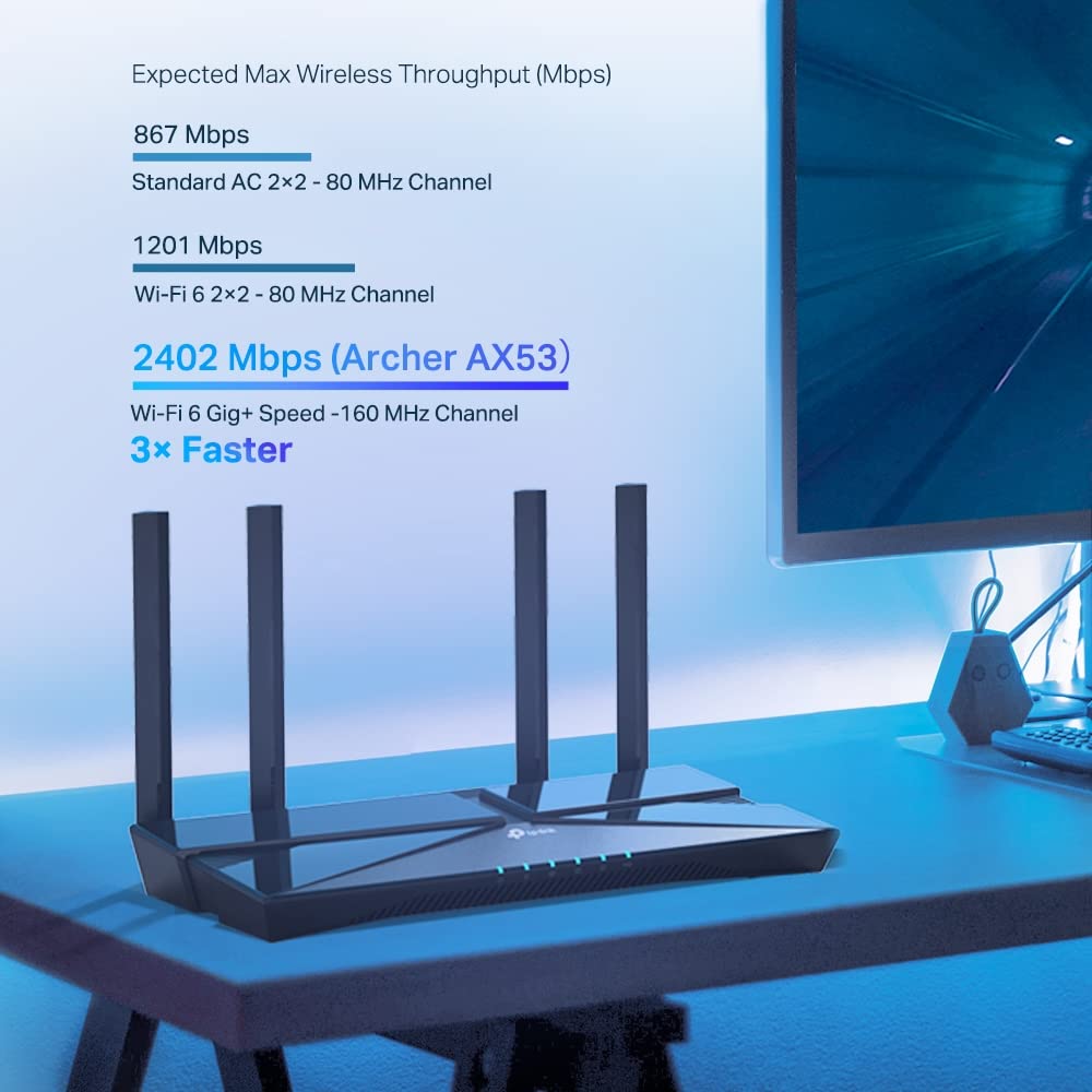 Foto 5 pulgar | Enrutador Wifi 6 De Doble Banda Tp-link Archer Ax53 Ax3000 Con Homeshield - Venta Internacional.