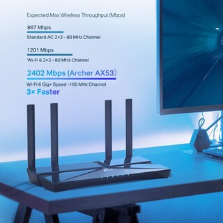 Foto 4 | Enrutador Wifi 6 De Doble Banda Tp-link Archer Ax53 Ax3000 Con Homeshield - Venta Internacional.