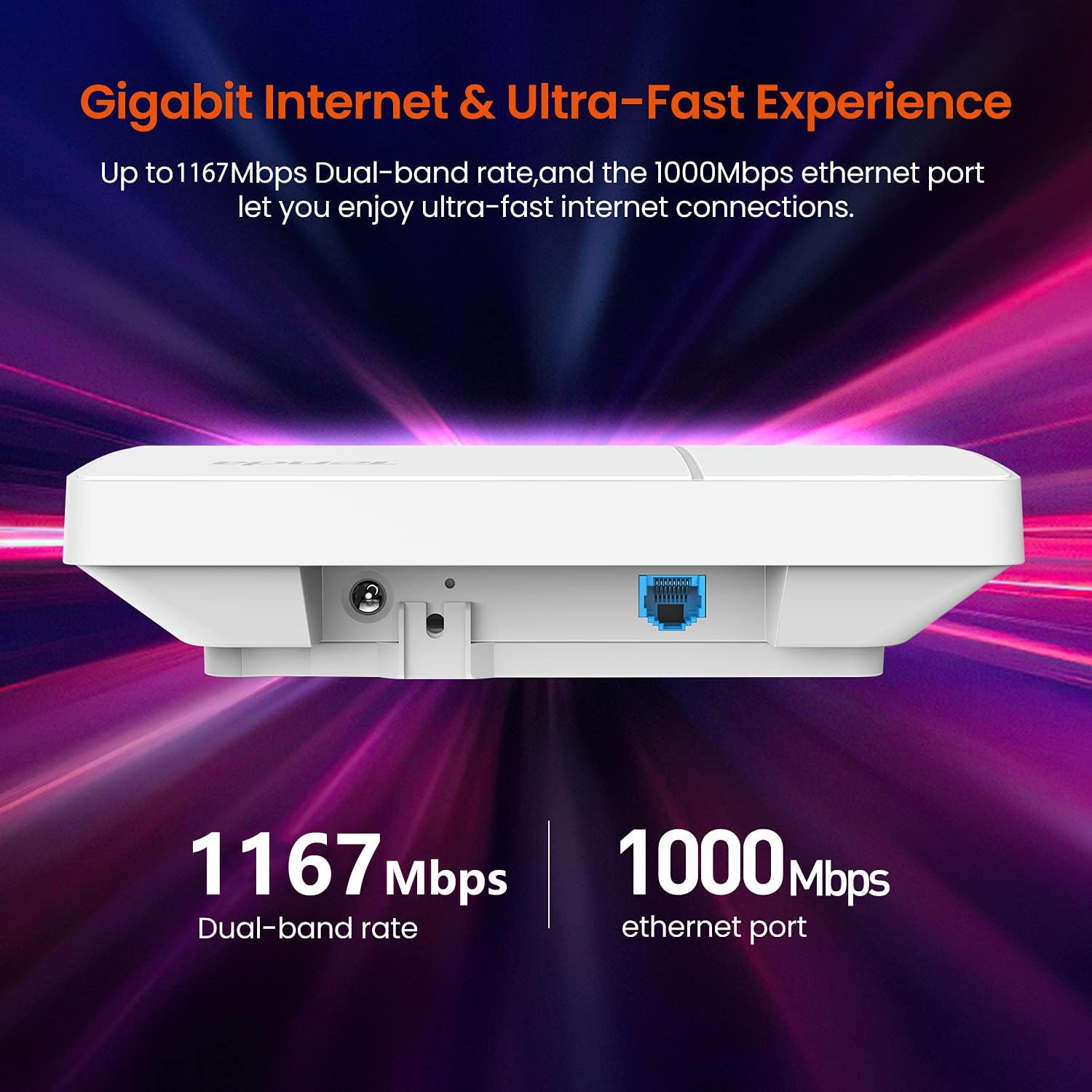 Foto 6 pulgar | Punto De Acceso Inalámbrico Tenda Ac1200 Gigabit I24 De Doble Banda - Venta Internacional.