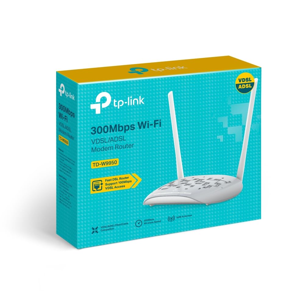 Foto 7 pulgar | Módem Router Tp-link Td-w9950 300 Mbps Inalámbrico N Vdsl/adsl - Venta Internacional.
