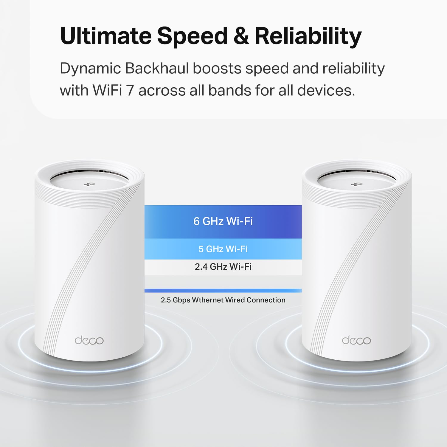 Foto 4 | Sistema Wifi Mesh Tp-link Tribanda Wifi 7 Be10000 Deco Be63 - Venta Internacional.