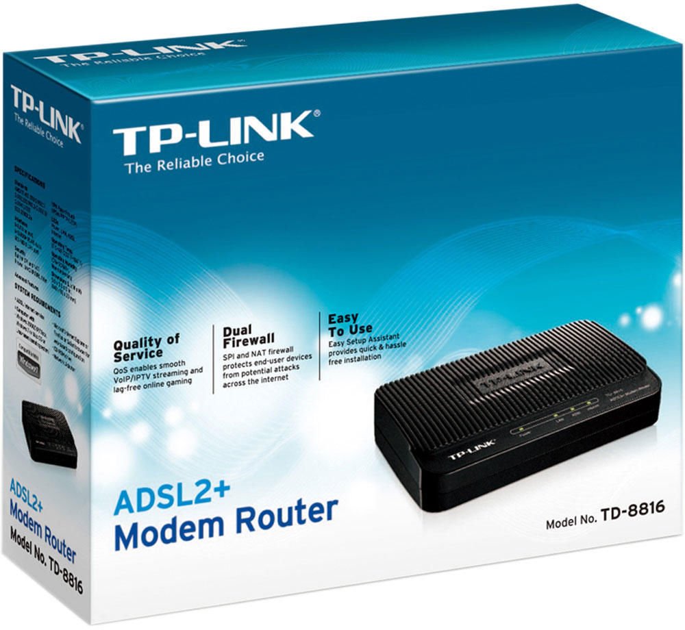 Foto 4 pulgar | Módem Router Adsl2+ Tp-link Td-8816 24 Mbps - Venta Internacional.