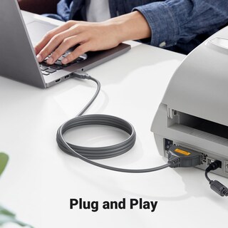 Foto 6 | Cable De Impresora Usb A Puerto Paralelo Ugreen De 3 M Para Impresoras Antiguas - Venta Internacional.
