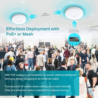 Foto 5 | Punto De Acceso Tp-link Eap620 Hd Wifi 6 Ax1800 Gigabit Poe+ - Venta Internacional.