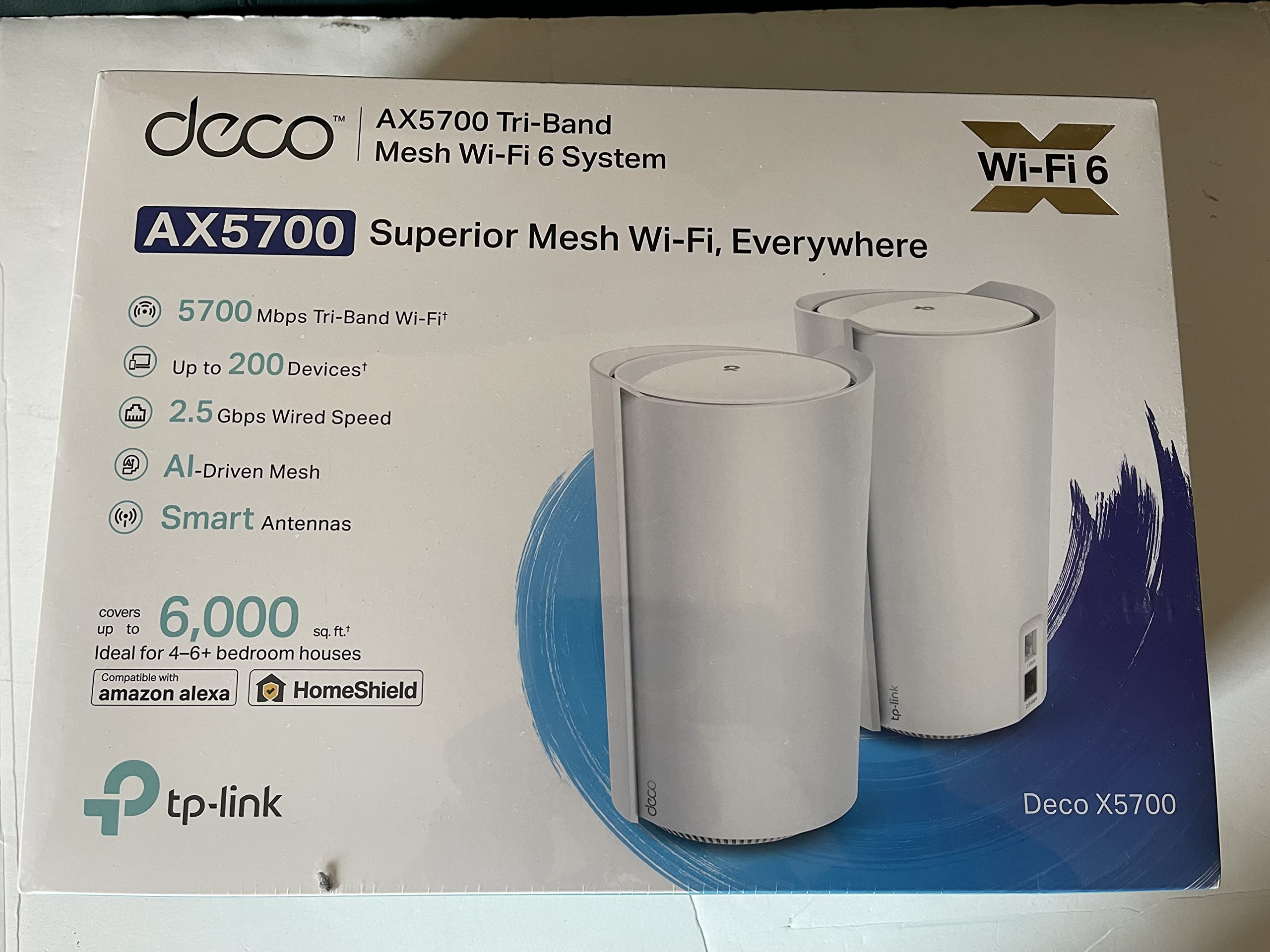 Foto 3 pulgar | Sistema Wi-fi Tp-link Deco Ax5700 Tri-band Smart (paquete De 2) - Venta Internacional.