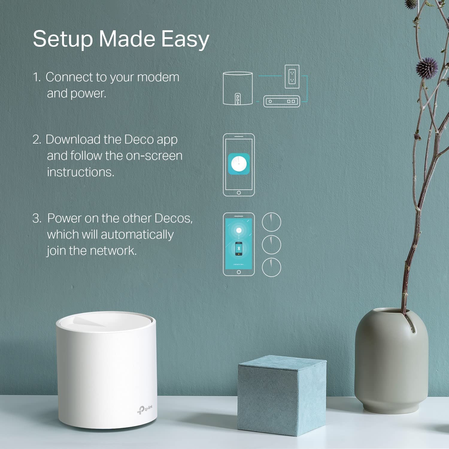 Foto 6 | Sistema Wifi 6 Mesh Tp-link Deco X20, Paquete De 2 Unidades, 4000 M² - Venta Internacional.