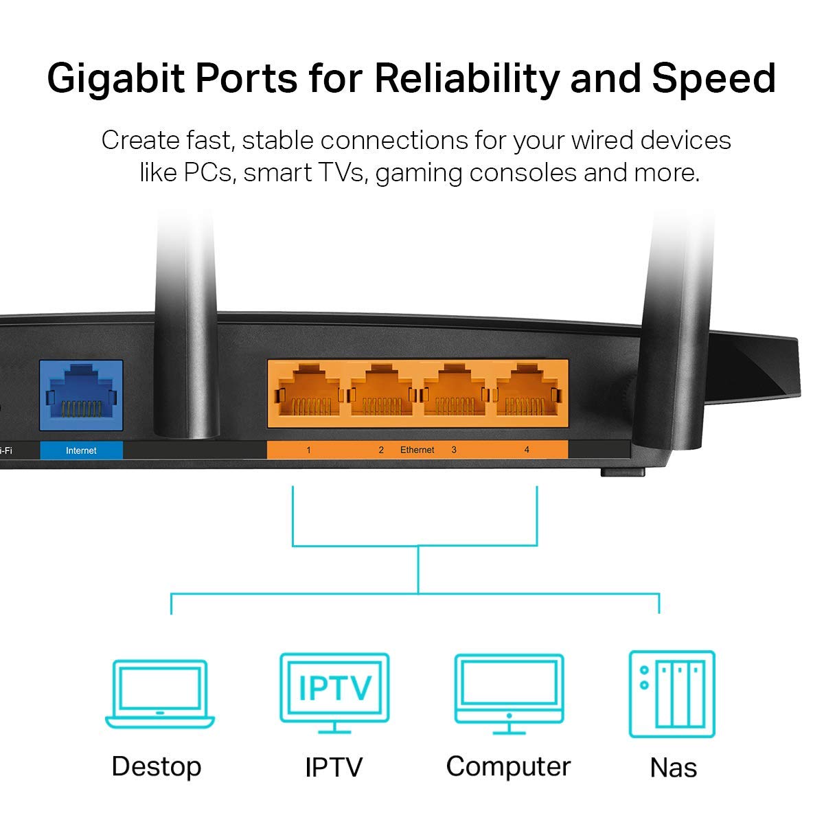 Foto 7 pulgar | Router Wifi Tp-link Ac1900 Smart Archer A8 Gigabit De Doble Banda - Venta Internacional.
