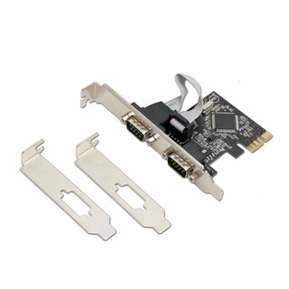 Foto 1 | Tarjeta Serial Industrial Db9 Com Rs232 Pcie X1 De Doble Puerto - Venta Internacional.
