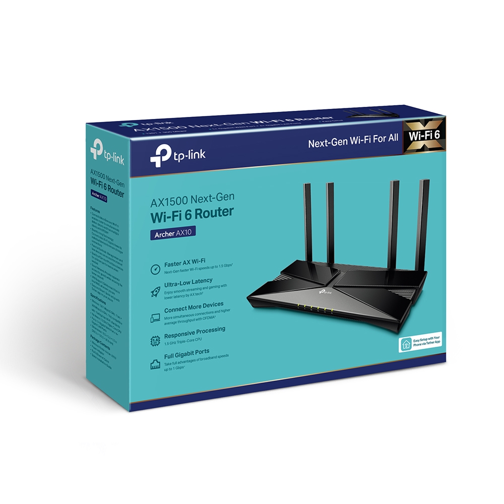 Foto 8 pulgar | Router Wi-fi 6 Tp-link Ax10 Ax1500 Con Velocidades De 1,5 Gbps - Venta Internacional.