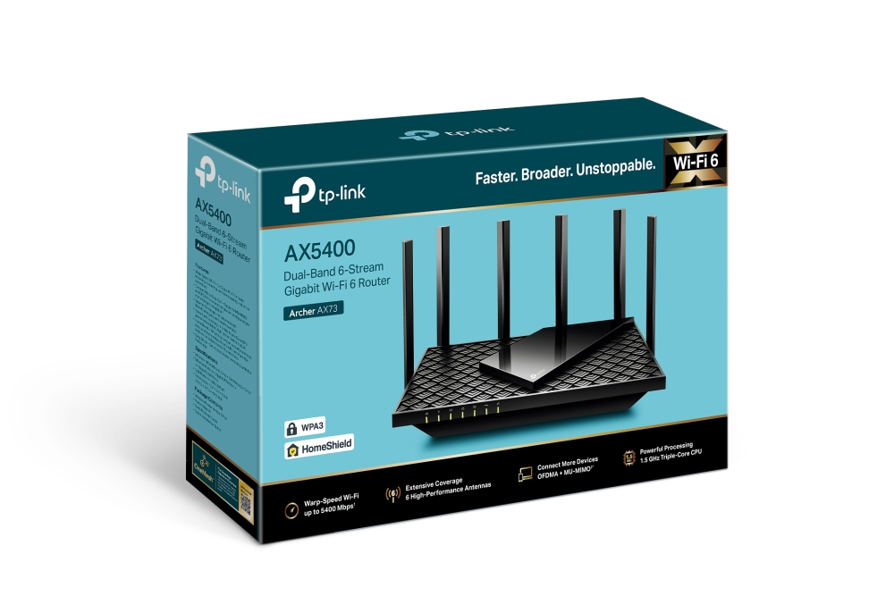 Foto 4 | Router Wi-fi 6 Tp-link Ax73 Ax5400 De Doble Banda Gigabit 200+ Dev - Venta Internacional.