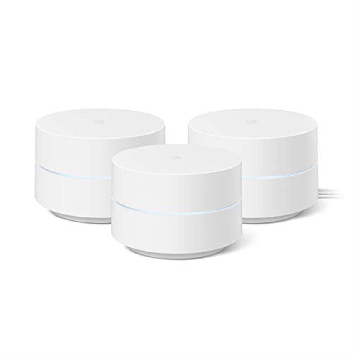 Sistema Wifi Mesh Google Wifi Ac1200, Paquete De 3 Unidades, Cobertura De 450 M² - Venta Internacional.