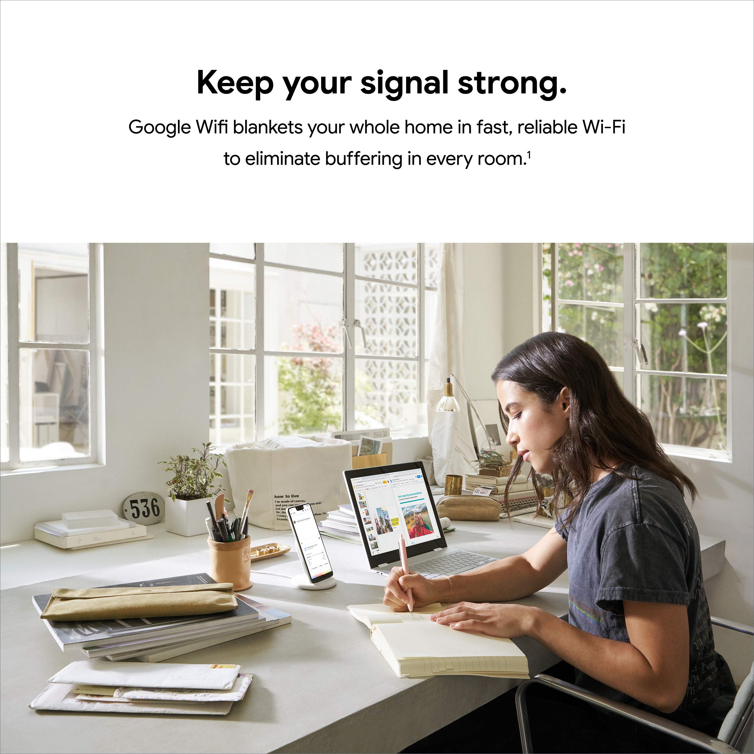Foto 3 pulgar | Sistema Wifi Mesh Google Wifi Ac1200, Paquete De 3 Unidades, Cobertura De 450 M² - Venta Internacional.