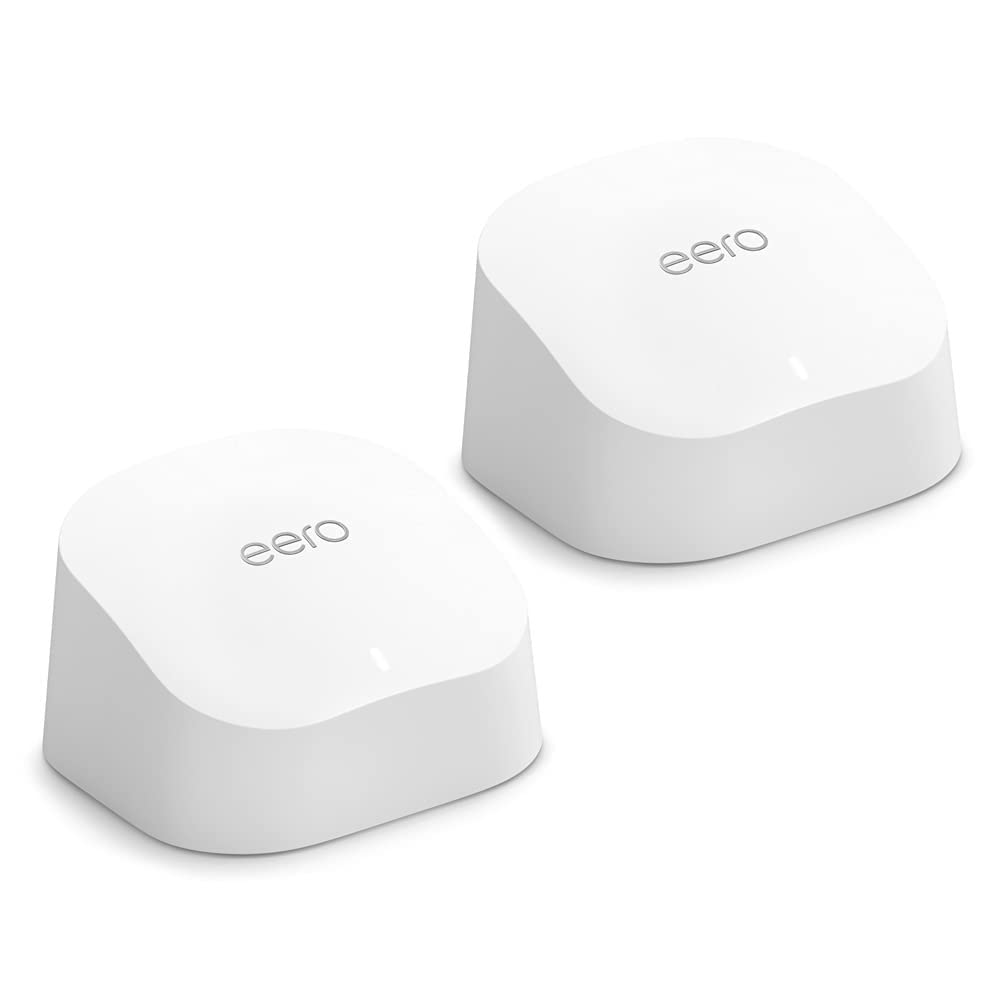 Foto 1 | Sistema Wifi Eero 6 Amazon Mesh, Paquete De 2, 500 Mbps, 3000 Pies Cuadrados - Venta Internacional.