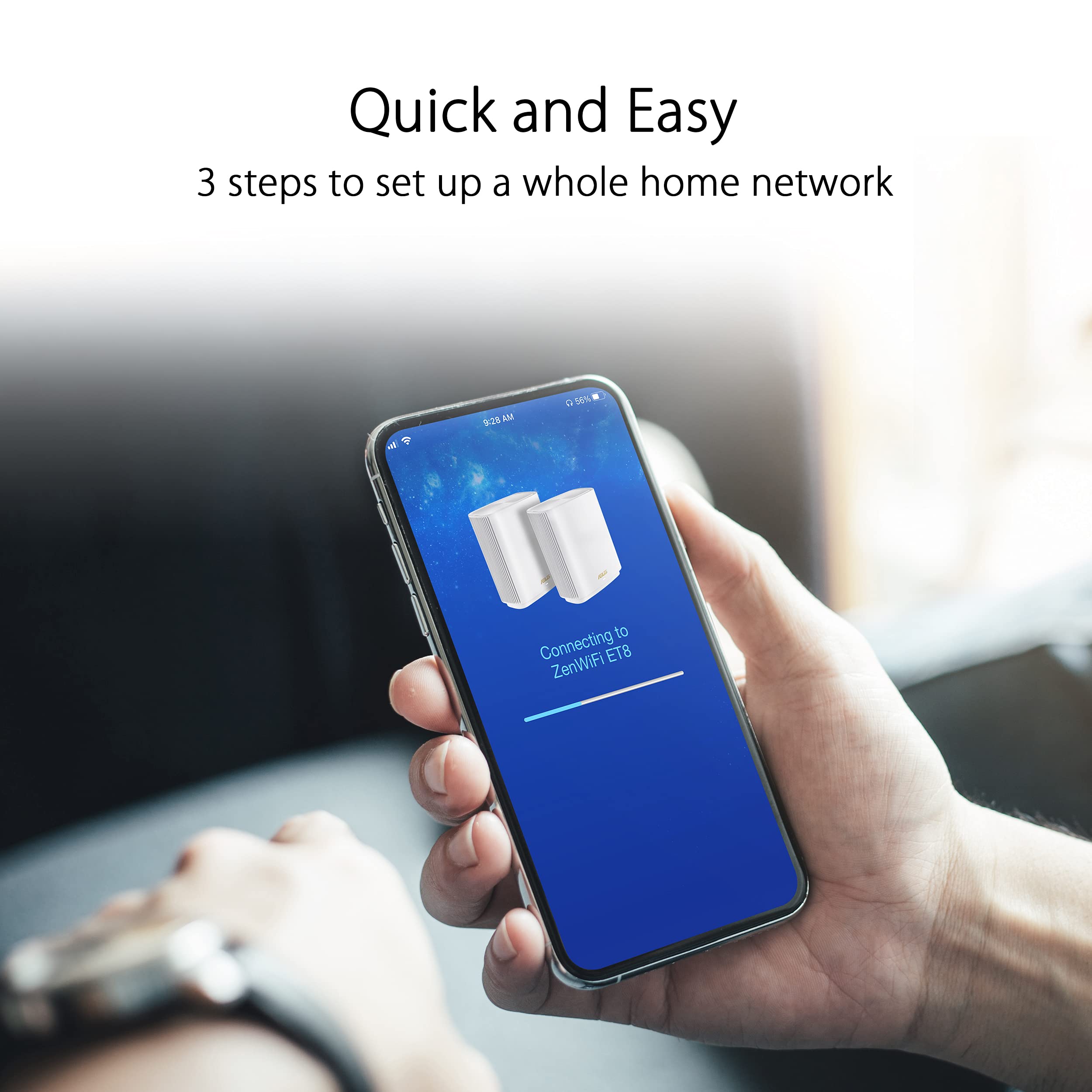 Foto 7 pulgar | Sistema Wifi Asus Zenwifi Tri-band Mesh 6e Et8 2pk Para Todo El Hogar - Venta Internacional.