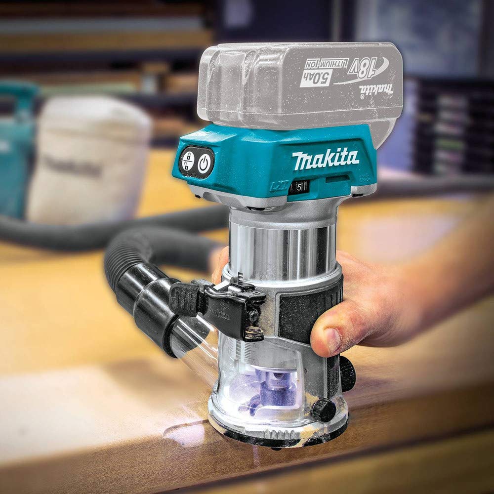 Foto 5 pulgar | Enrutador Compacto Inalámbrico Makita Xtr01z Lxt De 18 V  Iones de Litio - Venta Internacional