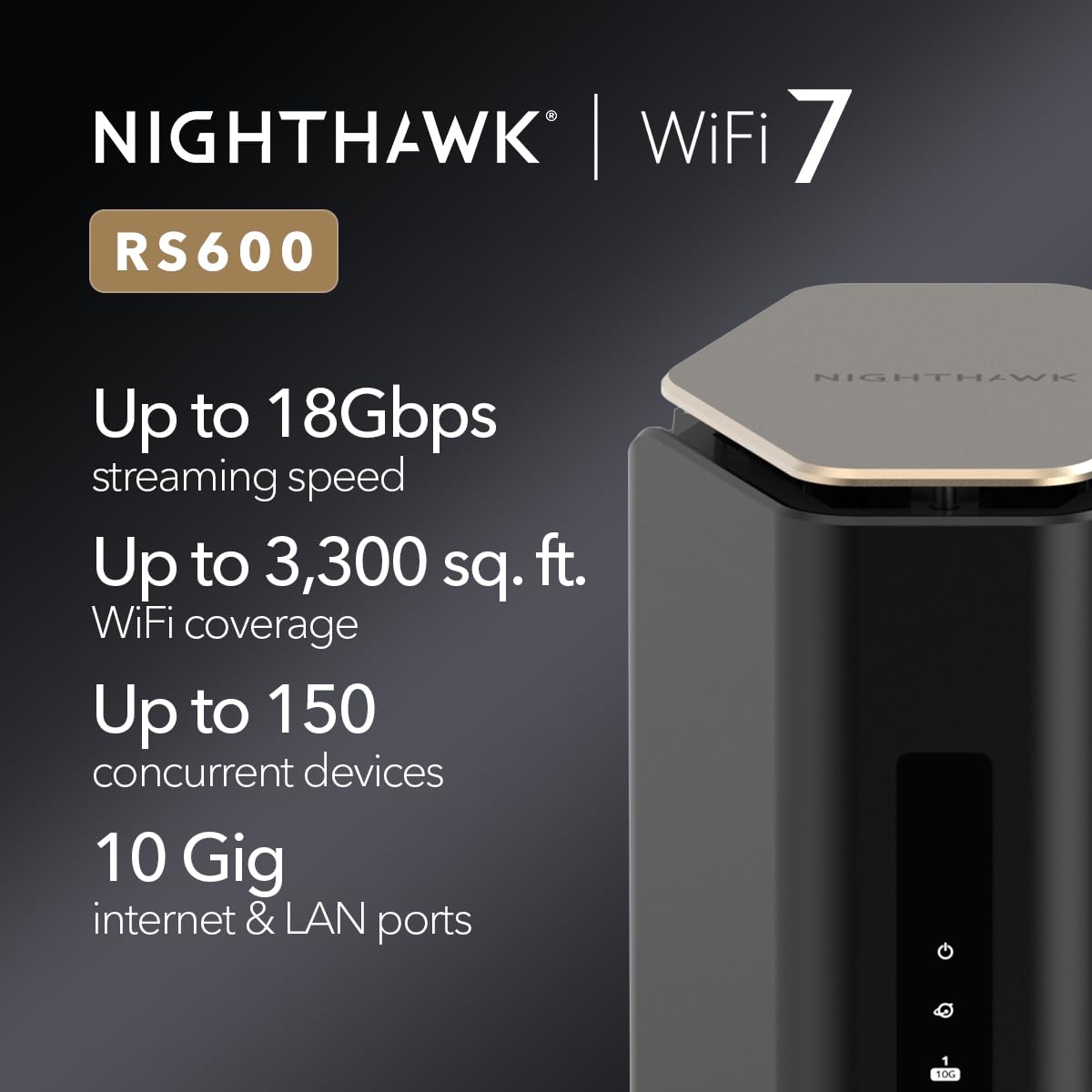 Foto 3 pulgar | Router Wifi Netgear Nighthawk Rs600 Be18000 De Velocidad De 18 Gbps - Venta Internacional.