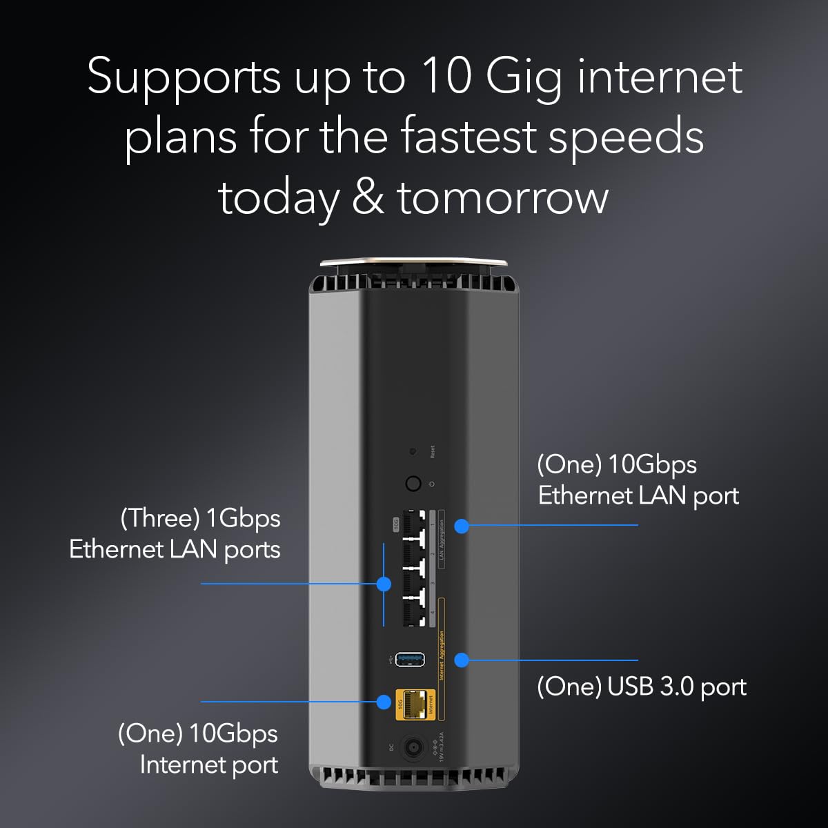 Foto 6 pulgar | Router Wifi Netgear Nighthawk Rs600 Be18000 De Velocidad De 18 Gbps - Venta Internacional.