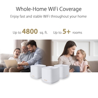 Foto 3 | Sistema Wifi Asus Zenwifi Xd4 Plus Ax1800 De Doble Banda Mesh 6 - Venta Internacional.