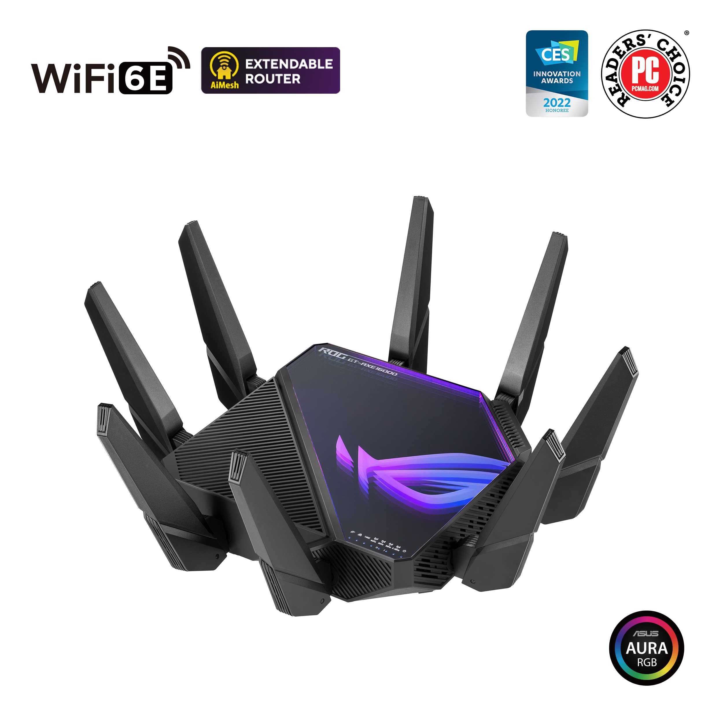 Foto 6 pulgar | Router Para Juegos Asus Rog Rapture Wifi 6e Gt-axe16000 De Cuatro Bandas - Venta Internacional.