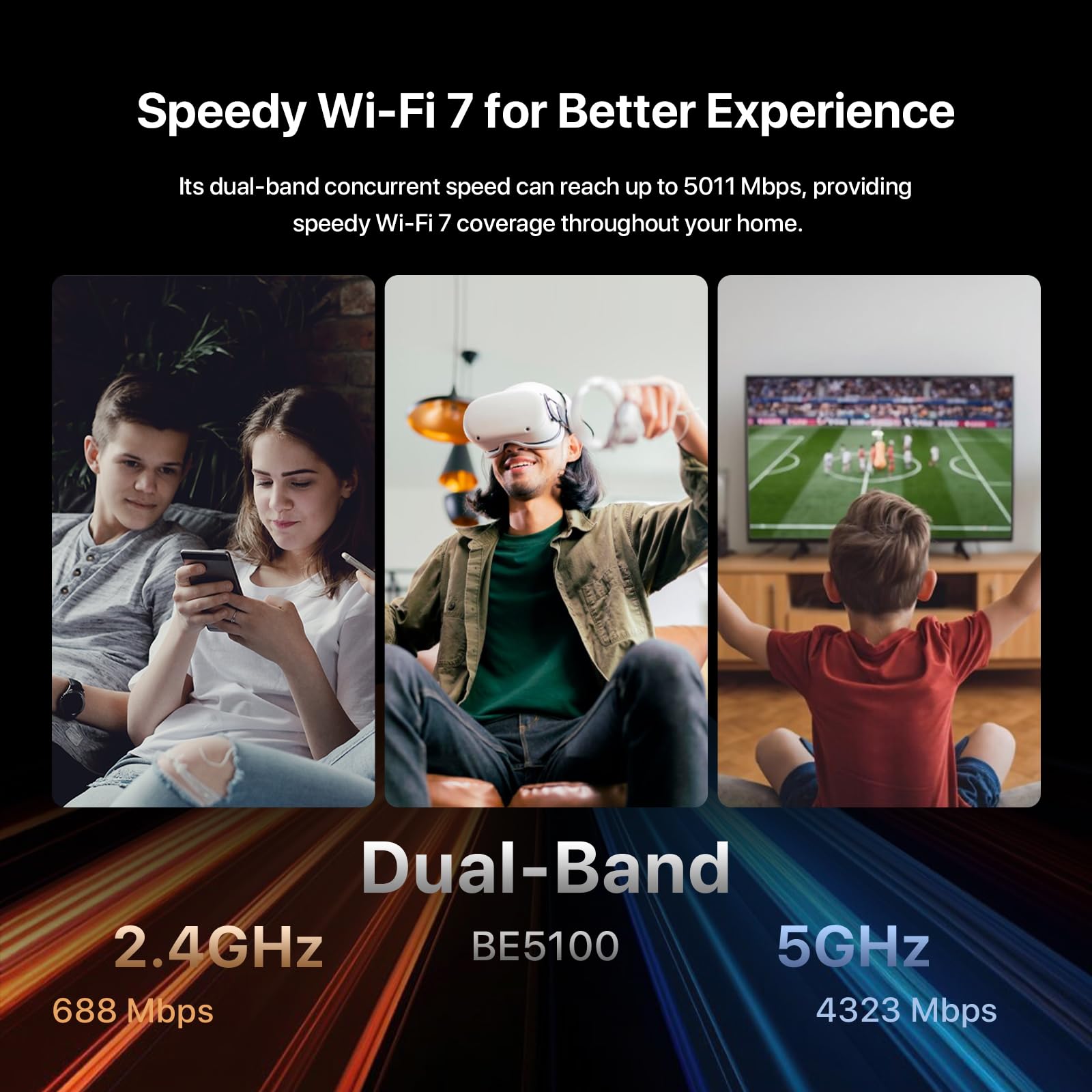 Foto 4 pulgar | Router Wi-fi 7 Tenda Be5100 Re6l Pro De Doble Banda Con Puertos 4x1g - Venta Internacional.