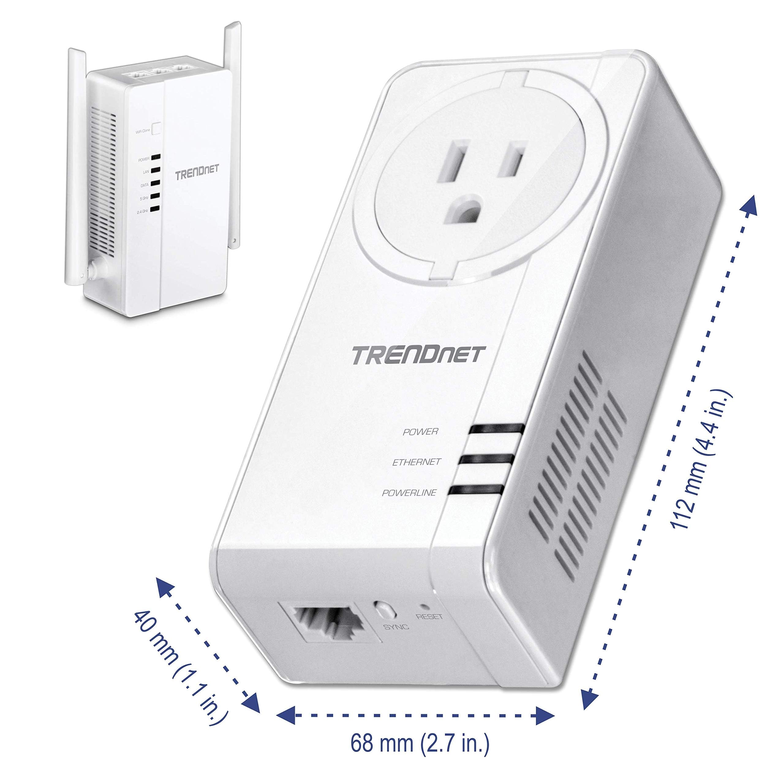 Foto 4 pulgar | Kit De Puntos De Acceso Inalámbrico Trendnet Wi-fi Powerline 1200 Av2 - Venta Internacional.