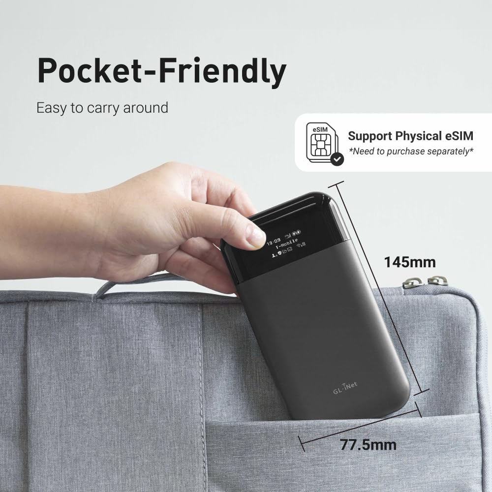 Foto 2 | Hotspot Wi-fi Portátil Gl.inet Gl-e750v2 (mudi) 4g Lte 7000 Mah - Venta Internacional.