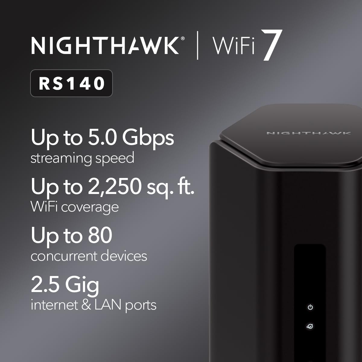 Foto 3 pulgar | Router Netgear Nighthawk Wifi 7 Rs140 De Doble Banda De 5 0 Gbps - Venta Internacional.