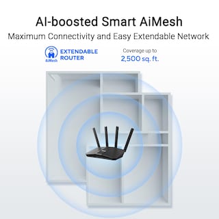 Foto 3 | Router Asus Rt-be82u Wifi 7 De Doble Banda (802.11be) 6500 Mbps - Venta Internacional.