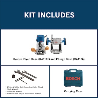 Foto 2 | Kit Combinado De Herramientas Enrutadoras Bosch 1617evspk 2 25 Hp 12 A - Venta Internacional.
