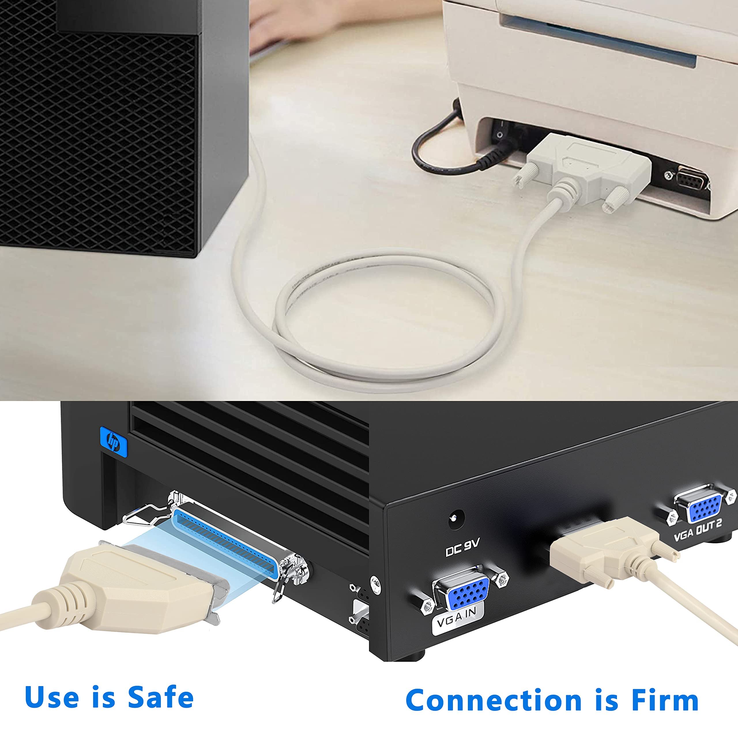 Foto 5 | Cable De Impresora Paralelo Xmsjsiy Db25 A Cn36 De 1 5 M - Venta Internacional.
