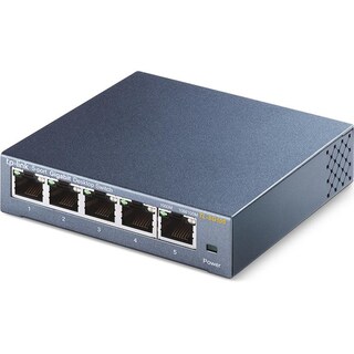 Foto 3 | Switch Tp-link Tl-sg105 5 Puertos Gigabit Rj45 1000mbps color Gris
