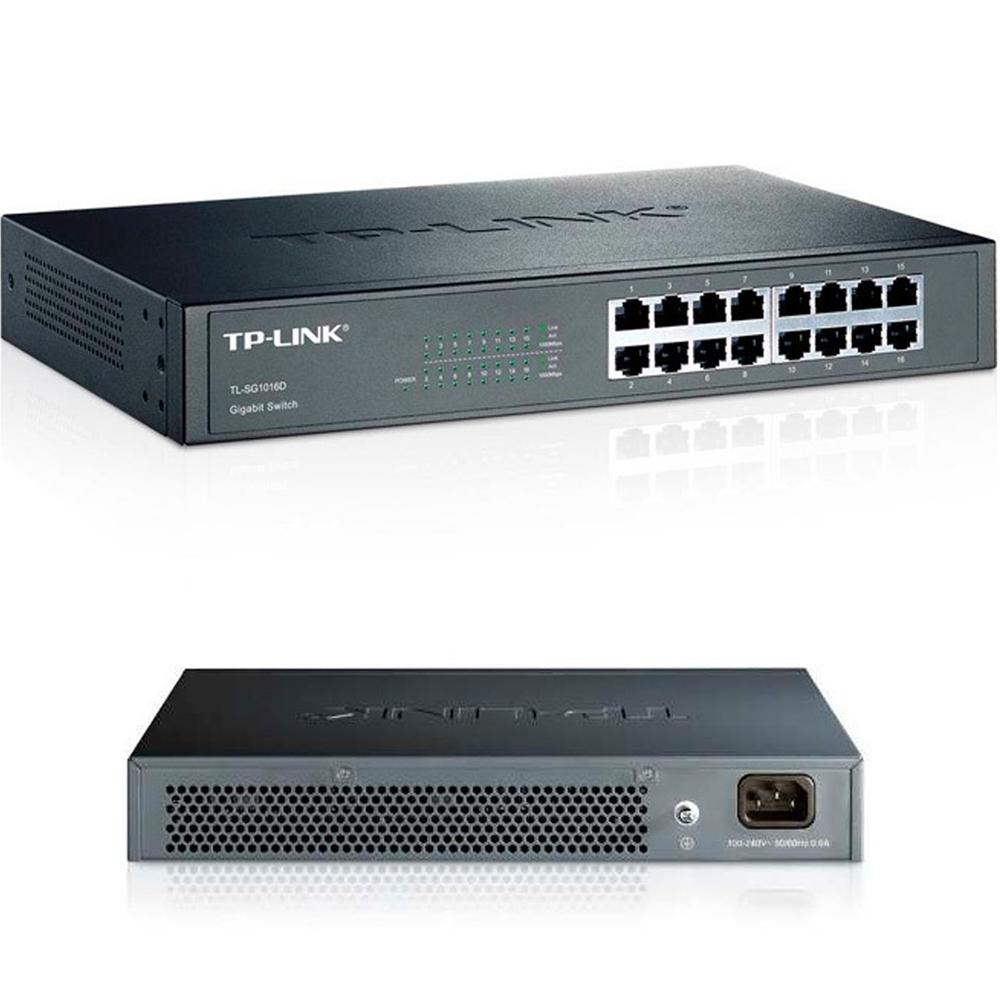 Foto 5 pulgar | Switch Tp-link Tl-sg1016d 16 Puertos Gigabit Ethernet 10/100/1000