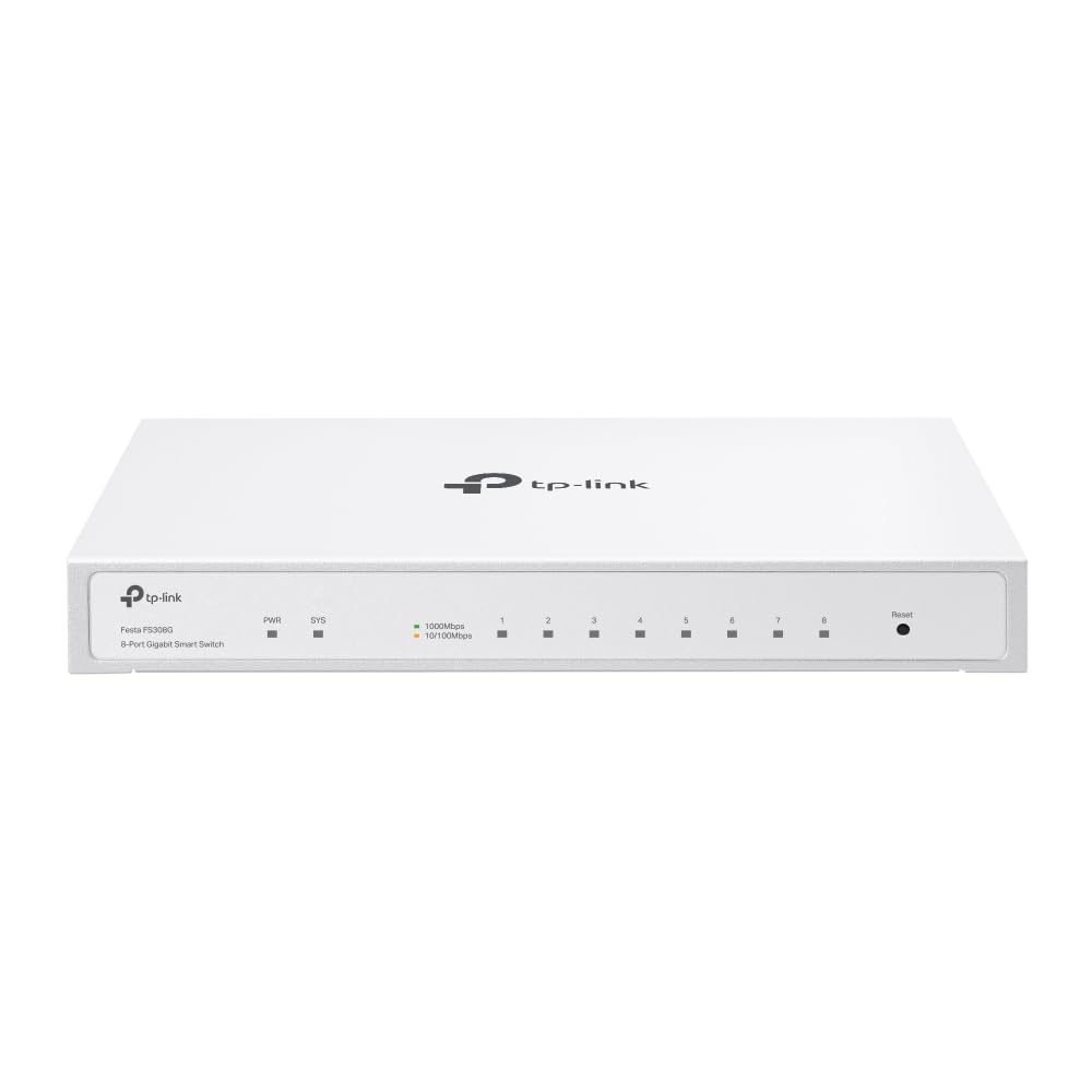 Conmutador Tp-link Festa Fs308g De 8 Puertos Gigabit Gestionado De Forma Inteligente - Venta Internacional.