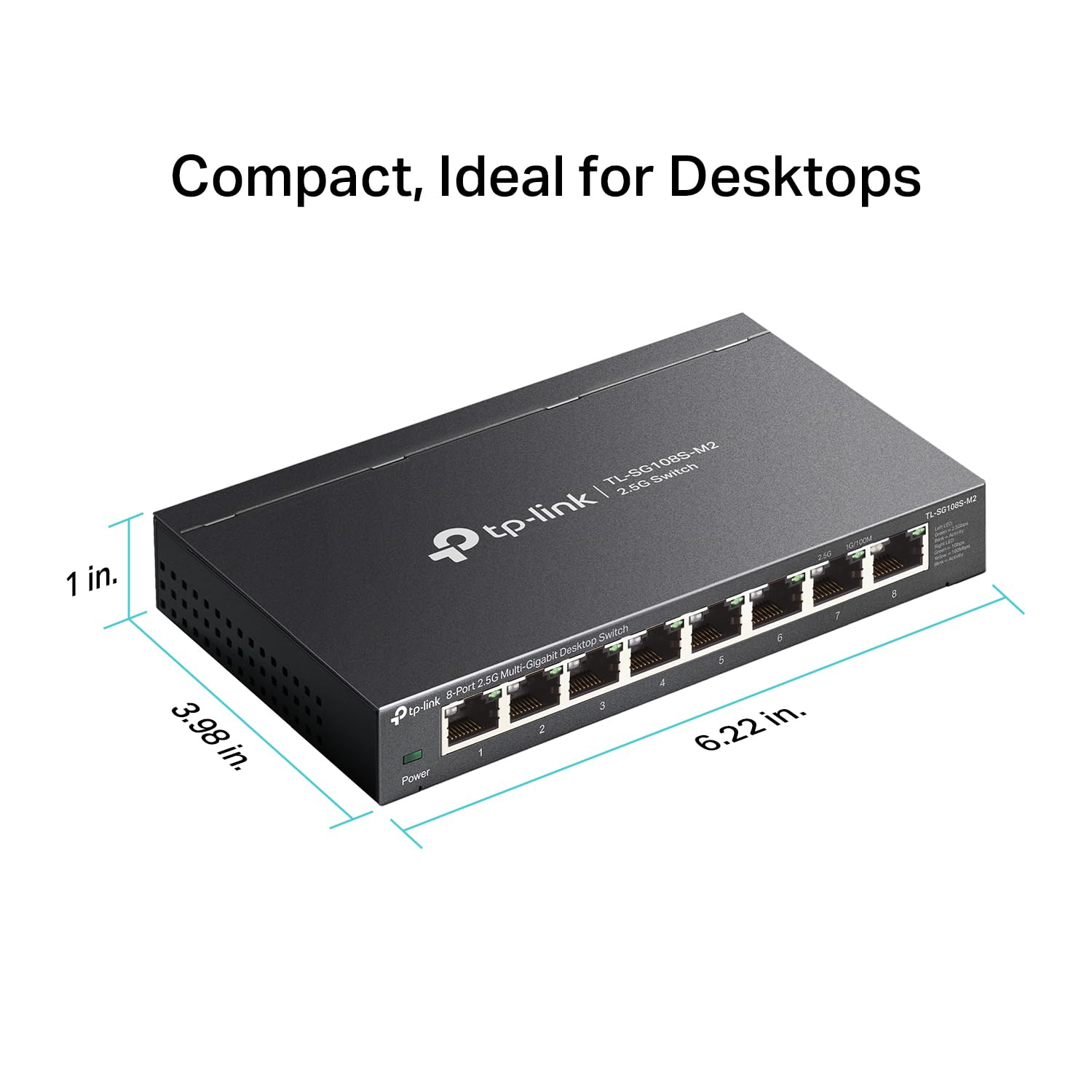 Foto 5 pulgar | Conmutador Ethernet Tp-link Tl-sg108s-m2 De 8 Puertos Multi-gigabit 2.5g - Venta Internacional.