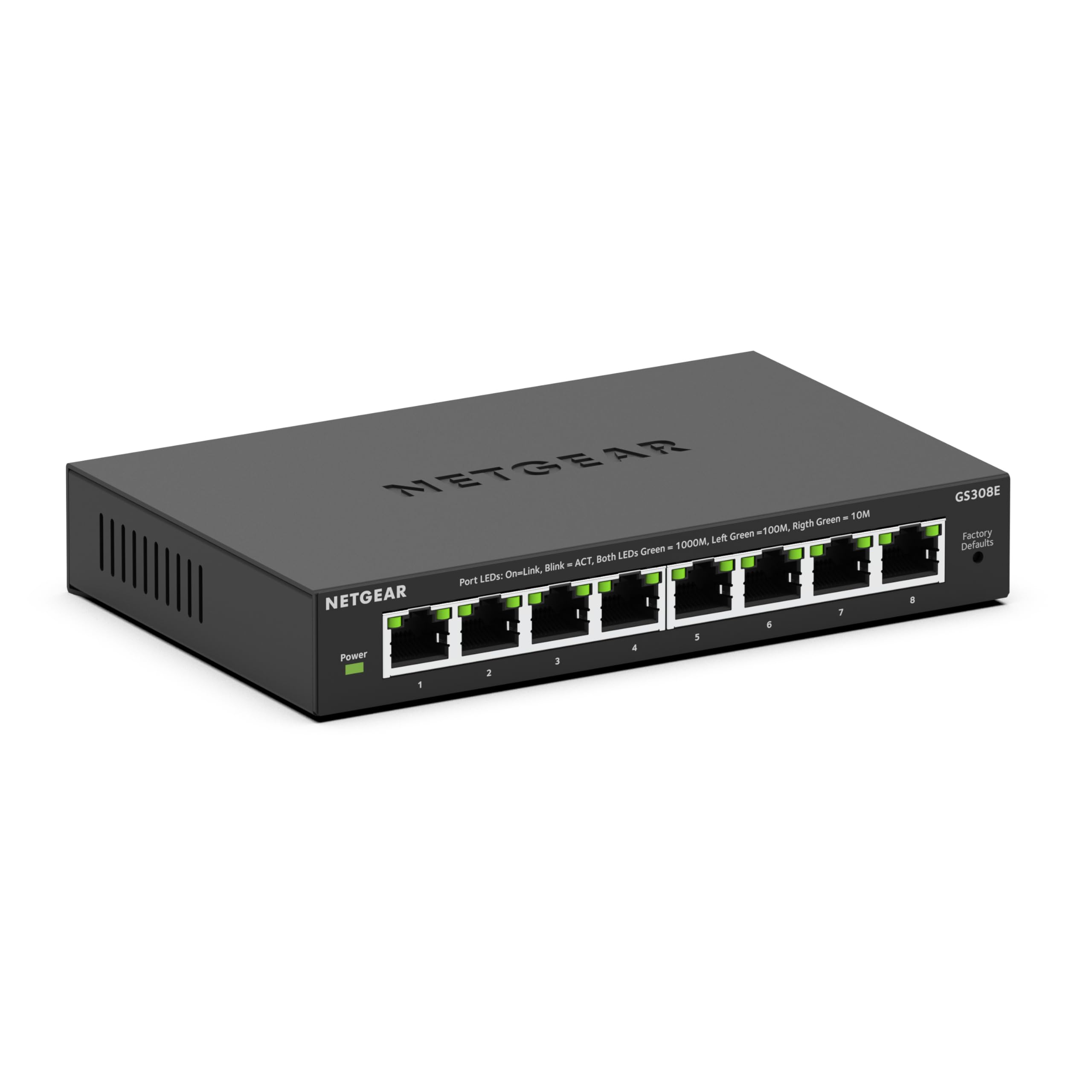 Foto 1 | Conmutador Netgear Gigabit Ethernet Plus Gs308e De 8 Puertos - Venta Internacional.