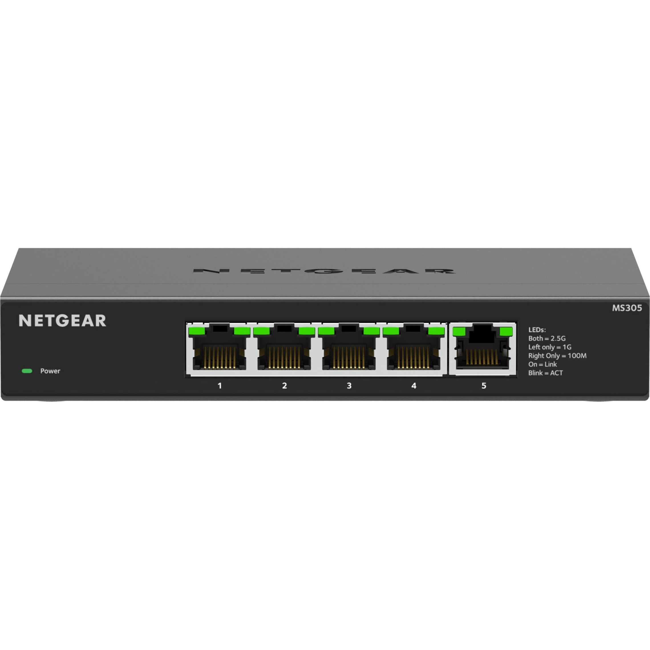 Foto 7 | Conmutador De Red Netgear Ms305 Ethernet De 5 Puertos 1g/2.5g - Venta Internacional.