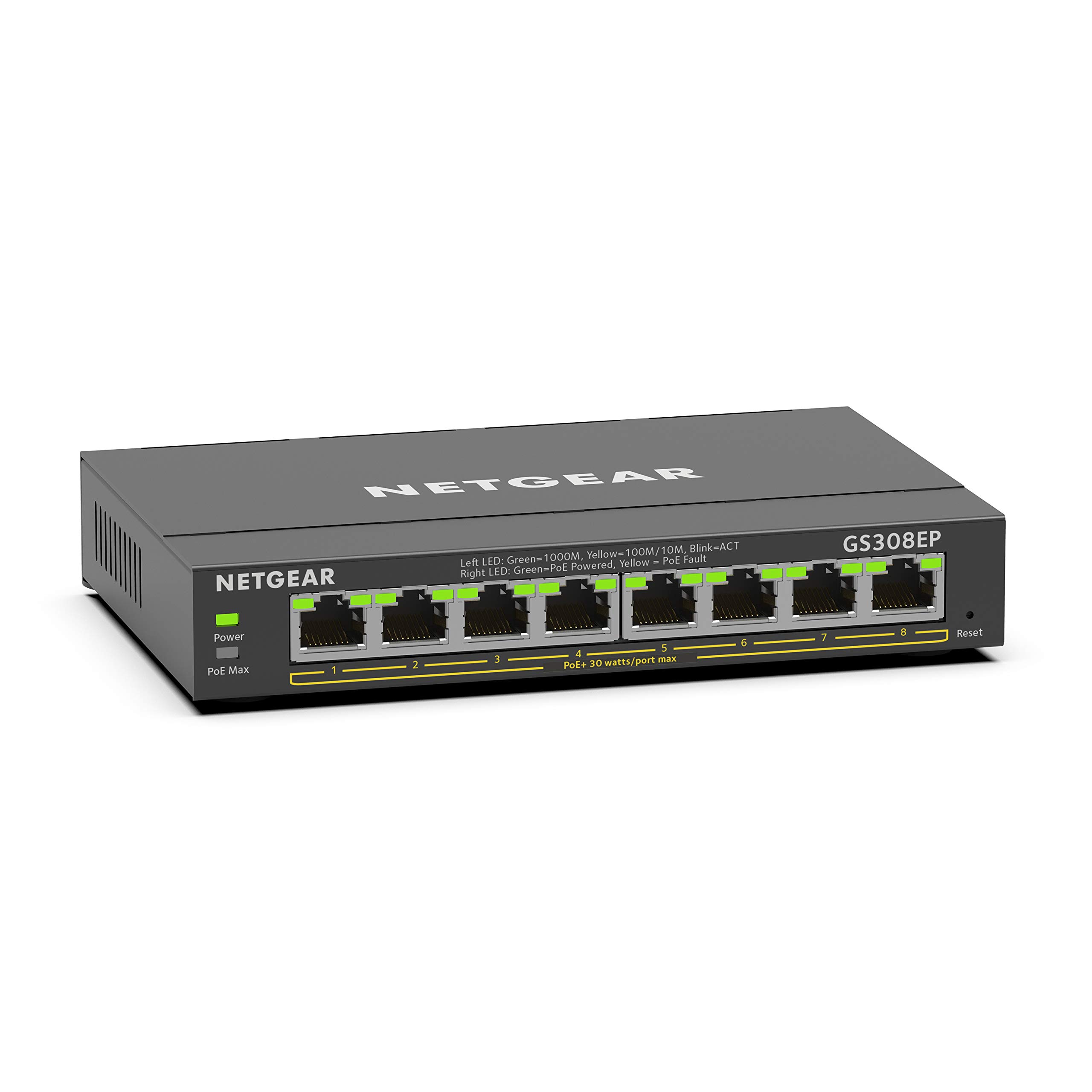 Foto 2 pulgar | Conmutador Netgear 8 Puertos Poe Gigabit Ethernet Plus Gs308ep - Venta Internacional