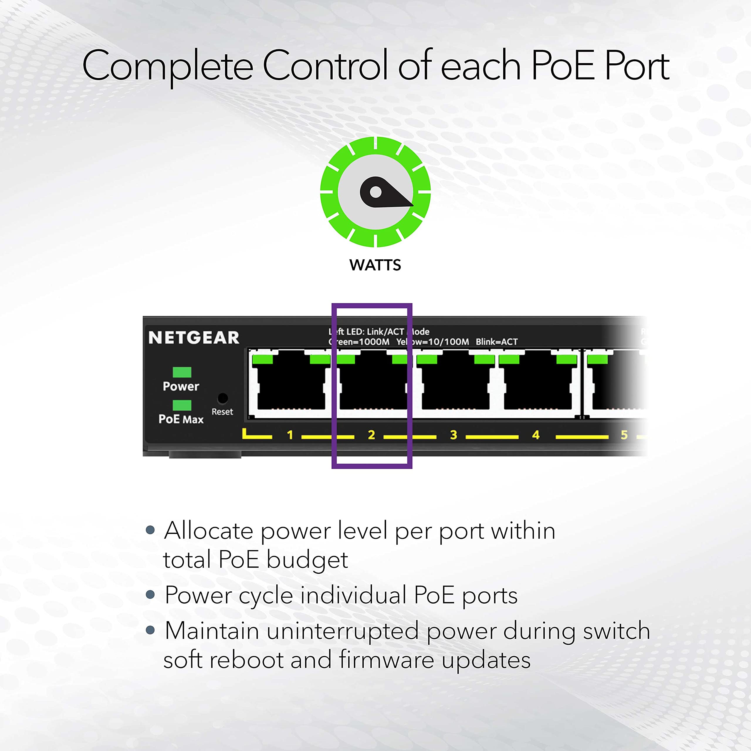 Foto 5 pulgar | Conmutador Netgear 8 Puertos Poe Gigabit Ethernet Plus Gs308ep - Venta Internacional