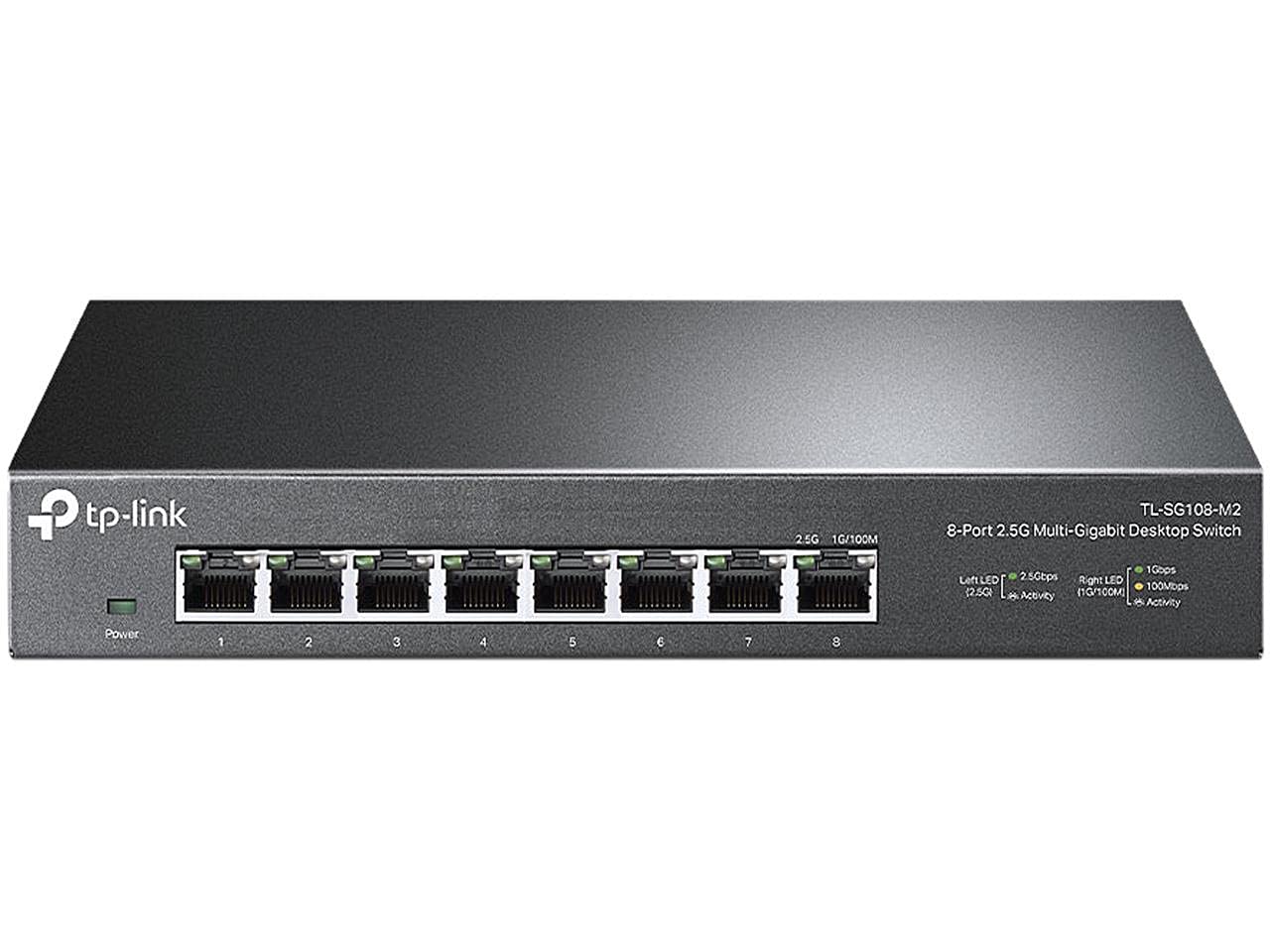 Conmutador De Red Tp-link Tl-sg108-m2 Con 8 Puertos Y Ancho De Banda De 2,5 G - Venta Internacional.