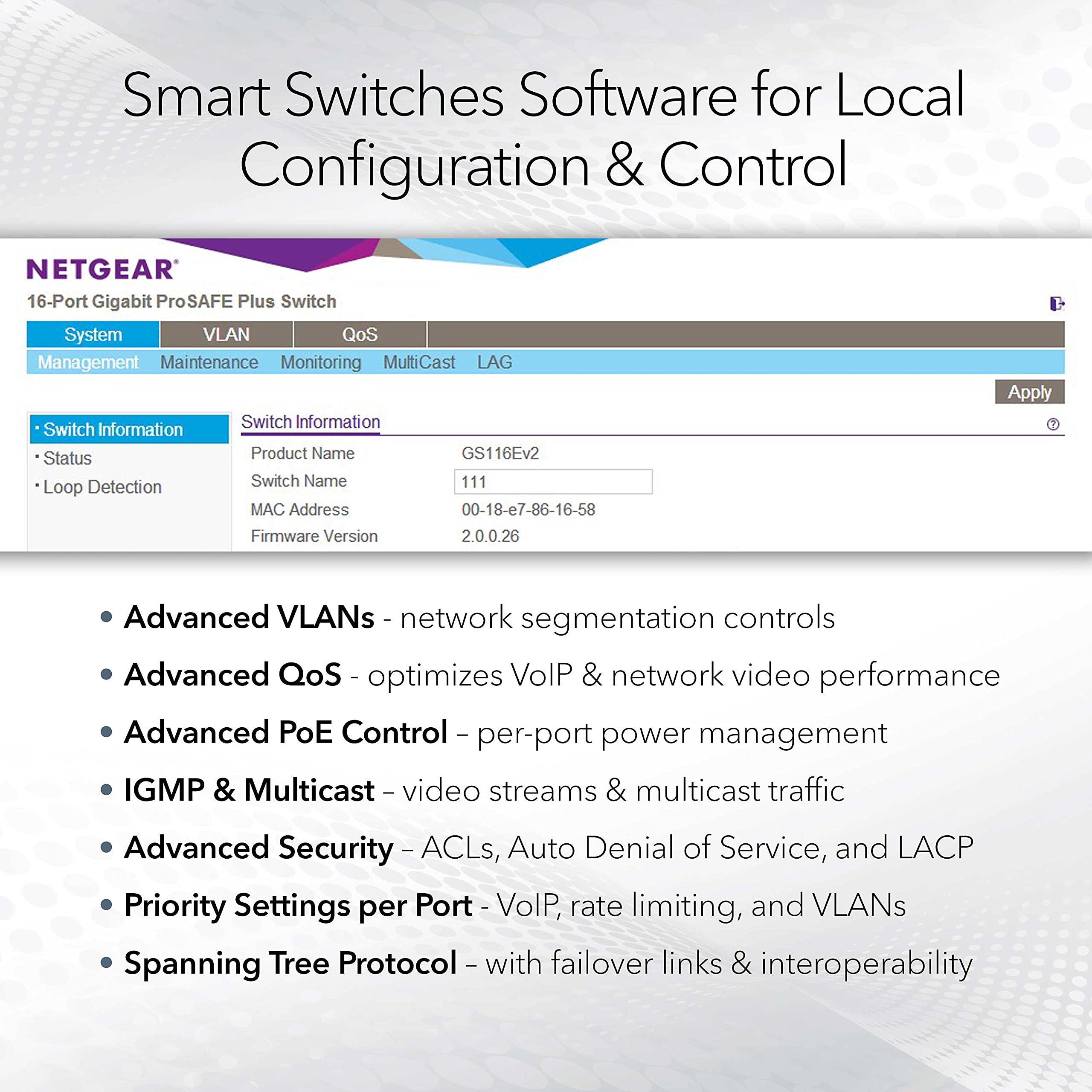 Foto 4 pulgar | Conmutador Netgear 10 Puertos Poe Gigabit Ethernet Smart Gs110tp - Venta Internacional