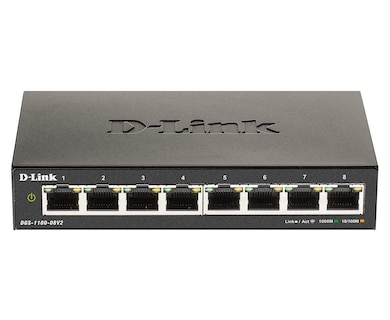 Foto 1 | Conmutador D-link De 8 Puertos Gigabit Smart Managed Dgs-1100-08v2 - Venta Internacional