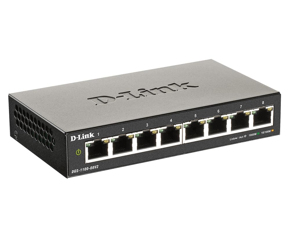 Foto 6 pulgar | Conmutador D-link De 8 Puertos Gigabit Smart Managed Dgs-1100-08v2 - Venta Internacional