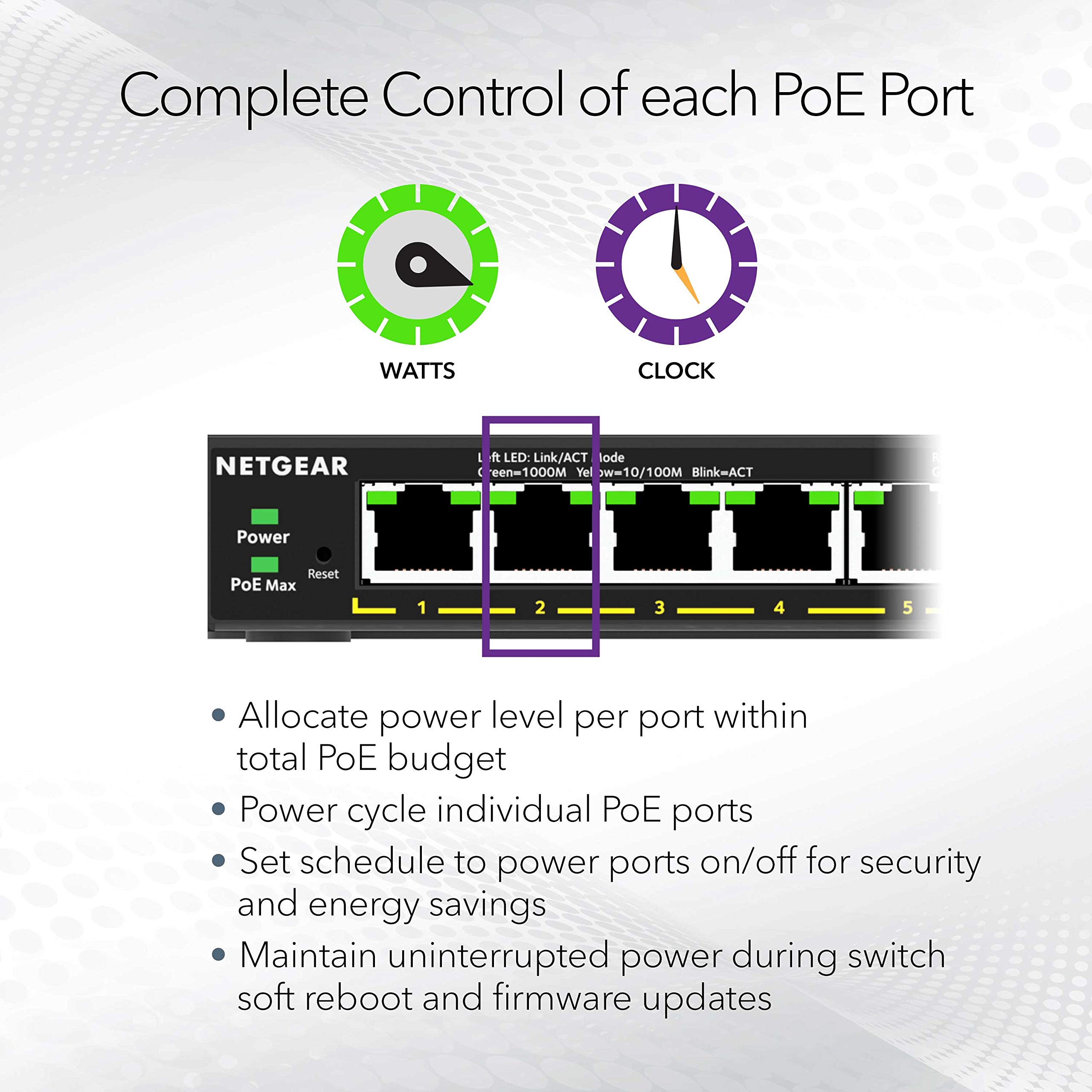 Foto 5 pulgar | Conmutador Netgear Poe Gigabit Ethernet Plus Gs316epp De 16 Puertos - Venta Internacional.